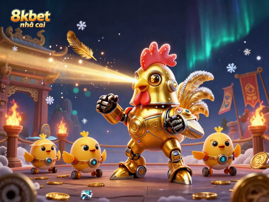 Engage in exhilarating betting experiences at 8xbet nhà cái with a colorful 3D casino scene.