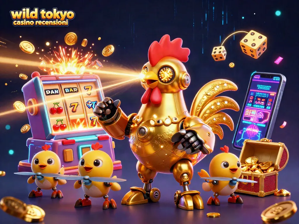 Engage with wild tokyo casino recensioni through a vibrant, animated 3D casino scene with dynamic elements.